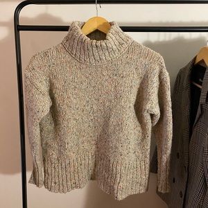 JCrew Mockneck Sweater in Italian Yarn
